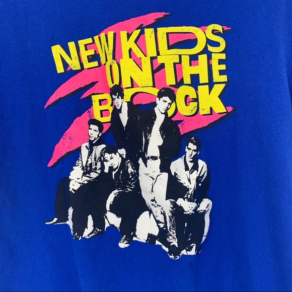 New Kids On The Block Blue Band Graphic T-Shirt XL - Picture 3 of 7